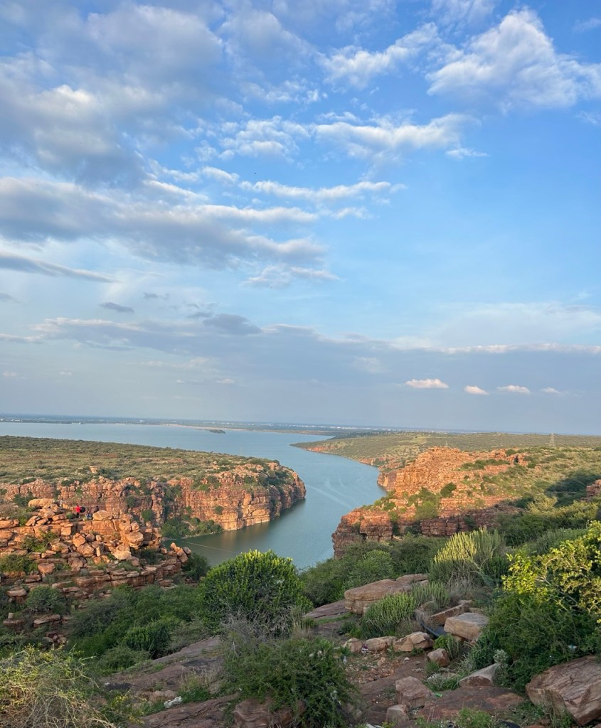 My;avaram reservoir of Penna River in Gandikota