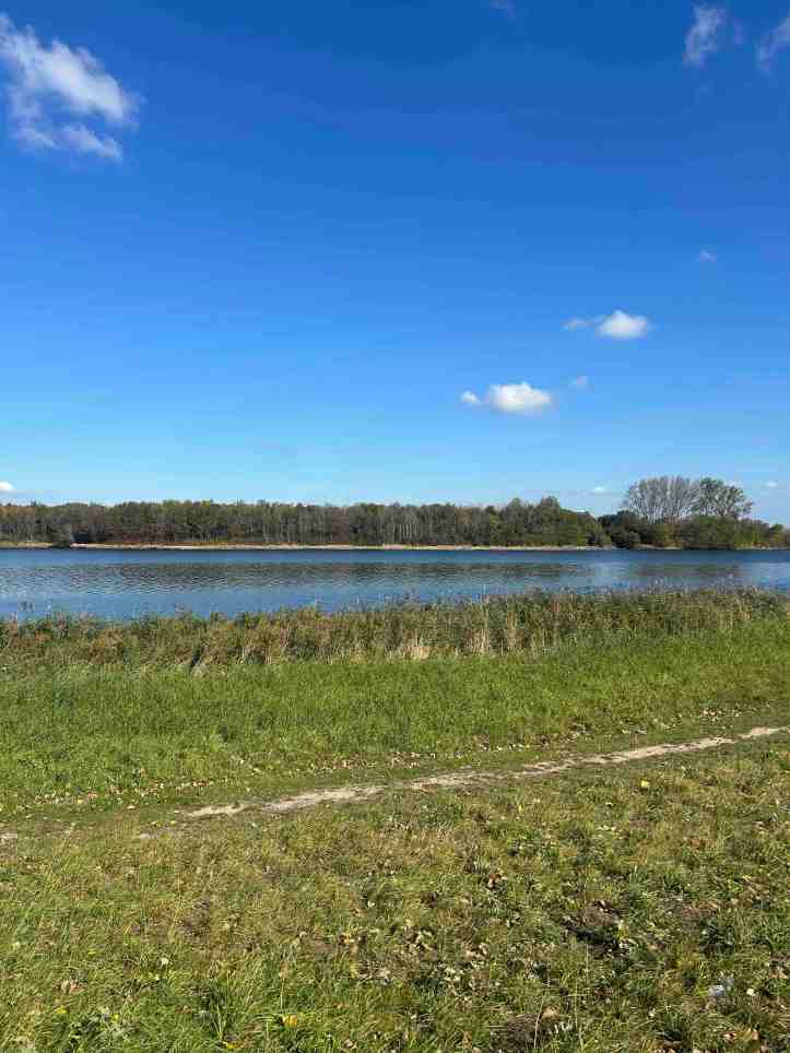 A waterbody near the Watersnood Museum in the Netherlands