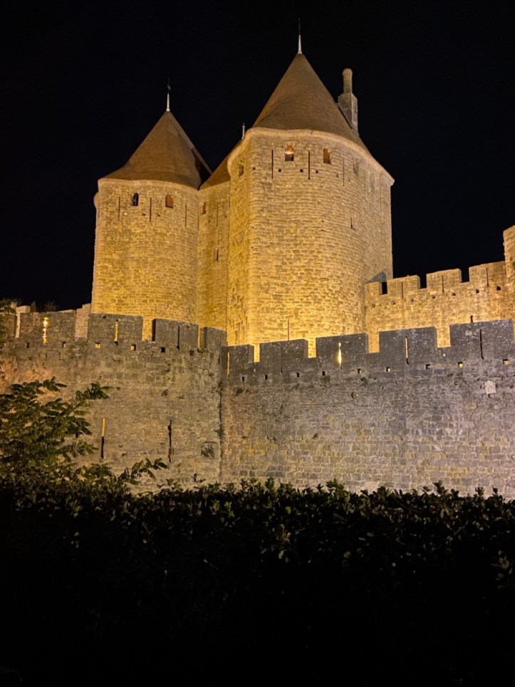 The Cite, Carcassonne, in the evning